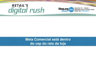 Meta Comercial está dentro !
do cep do raio da loja
 