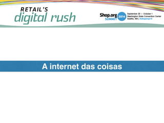 A internet das coisas
 