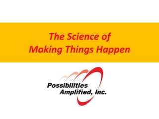 The Science of Making Things Happen 