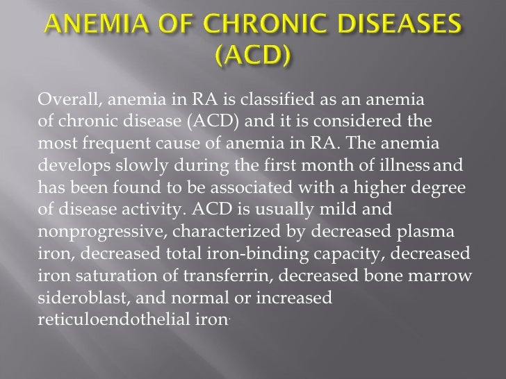 Possible causes of anemia in a patient with rheumatoid Possible causes of anemia in a patient with rheumatoid