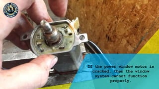5 Possible Causes of Malfunctioned Power Window Regulator in Audi PPT