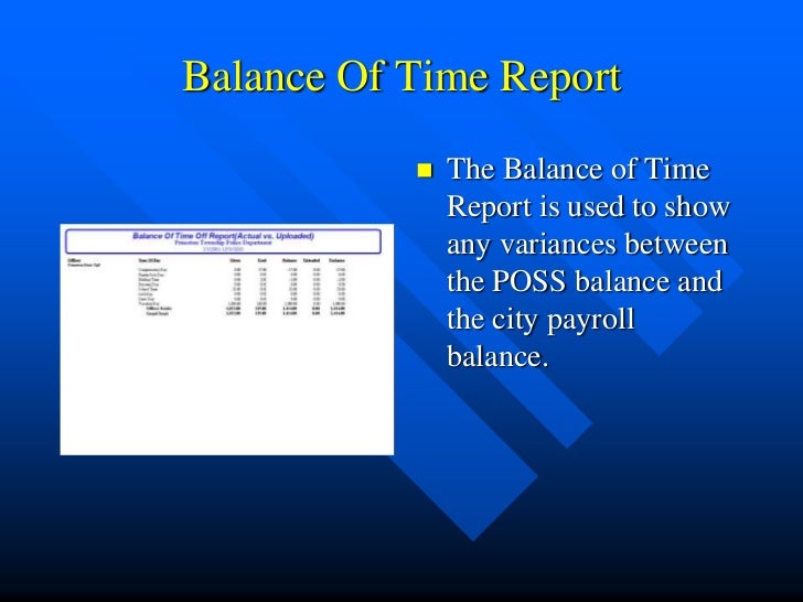 Police Officer s Scheduling System
