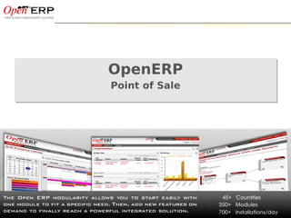 OpenERP
                                        Point of Sale
                                        Point of Sale




Nom du fichier – à compléter   Management Presentation   1
 