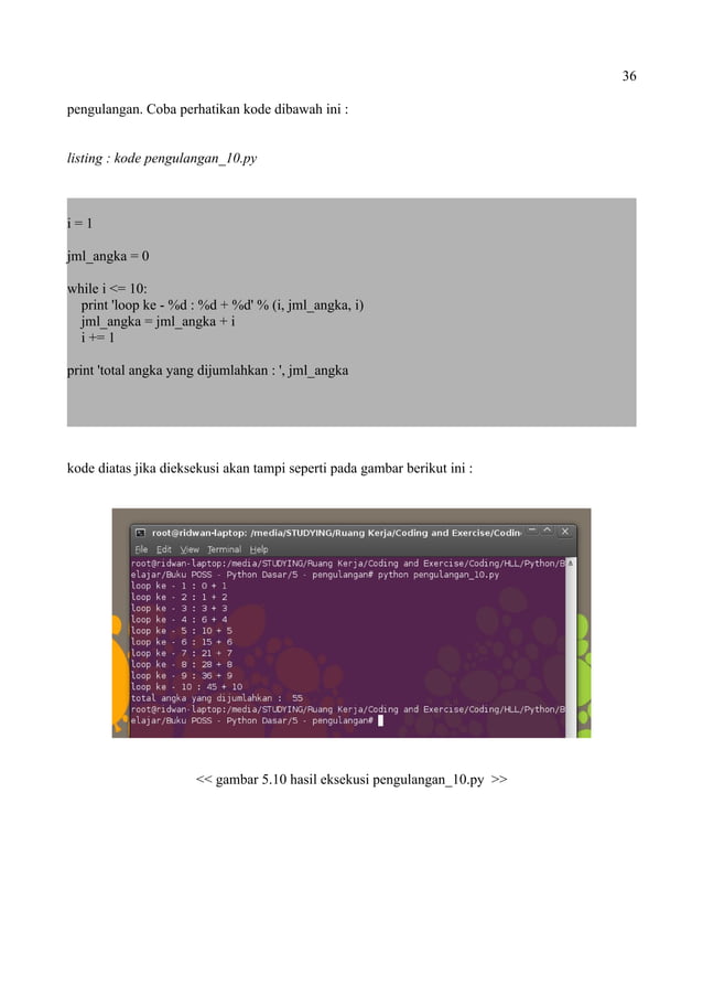 Pemrograman Python Dasar | PDF