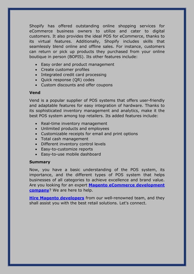 POS System For Apparel Stores Definition, Types, And Examples