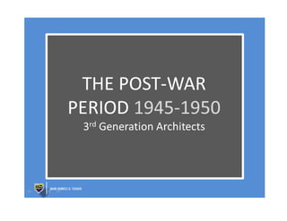 Post-War Period