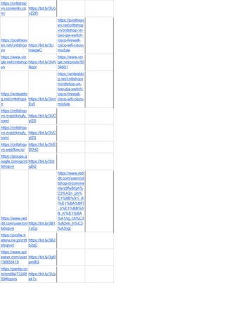 Thiết Bị Mạng CNTTShop | PDF