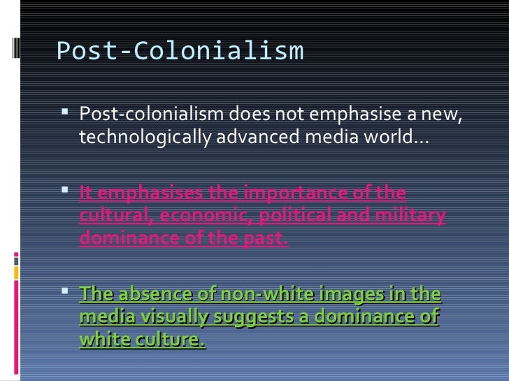Post colonialism