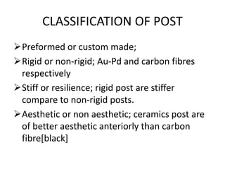 Post core systems | PPTX