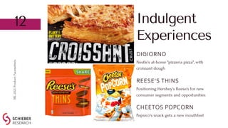 12
IRI,
2021
Product
Pacesetters
Indulgent
Experiences
Pepsico's snack gets a new mouthfeel
CHEETOS POPCORN
Positioning He...