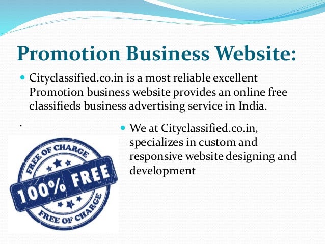 Post free ads in India for promoting your Business online