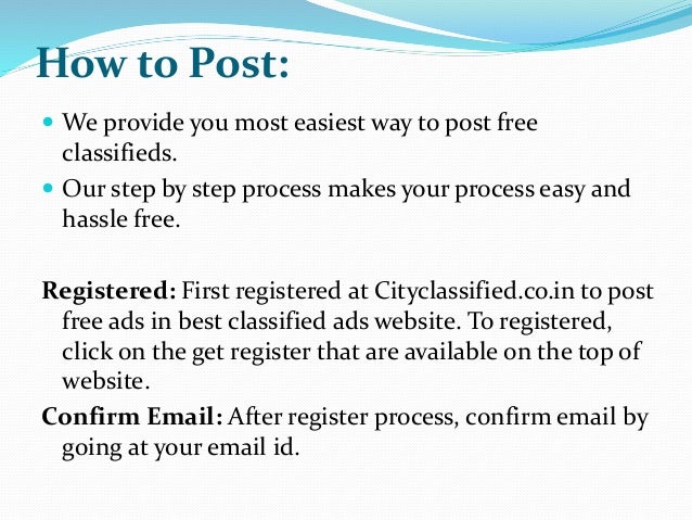 Post free ads in India for promoting your Business online