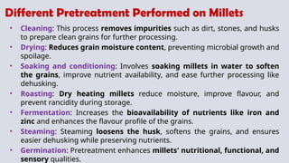Post-harvest management of millet grains | PPTX