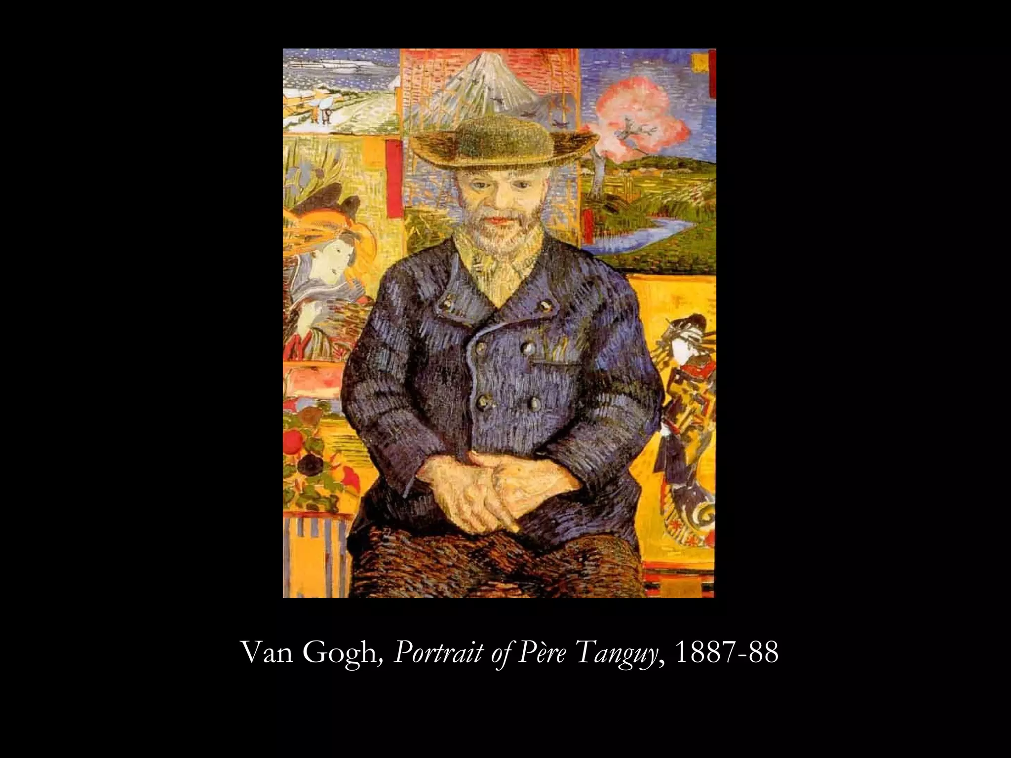Van Gogh , Portrait of Père Tanguy , 1887-88  