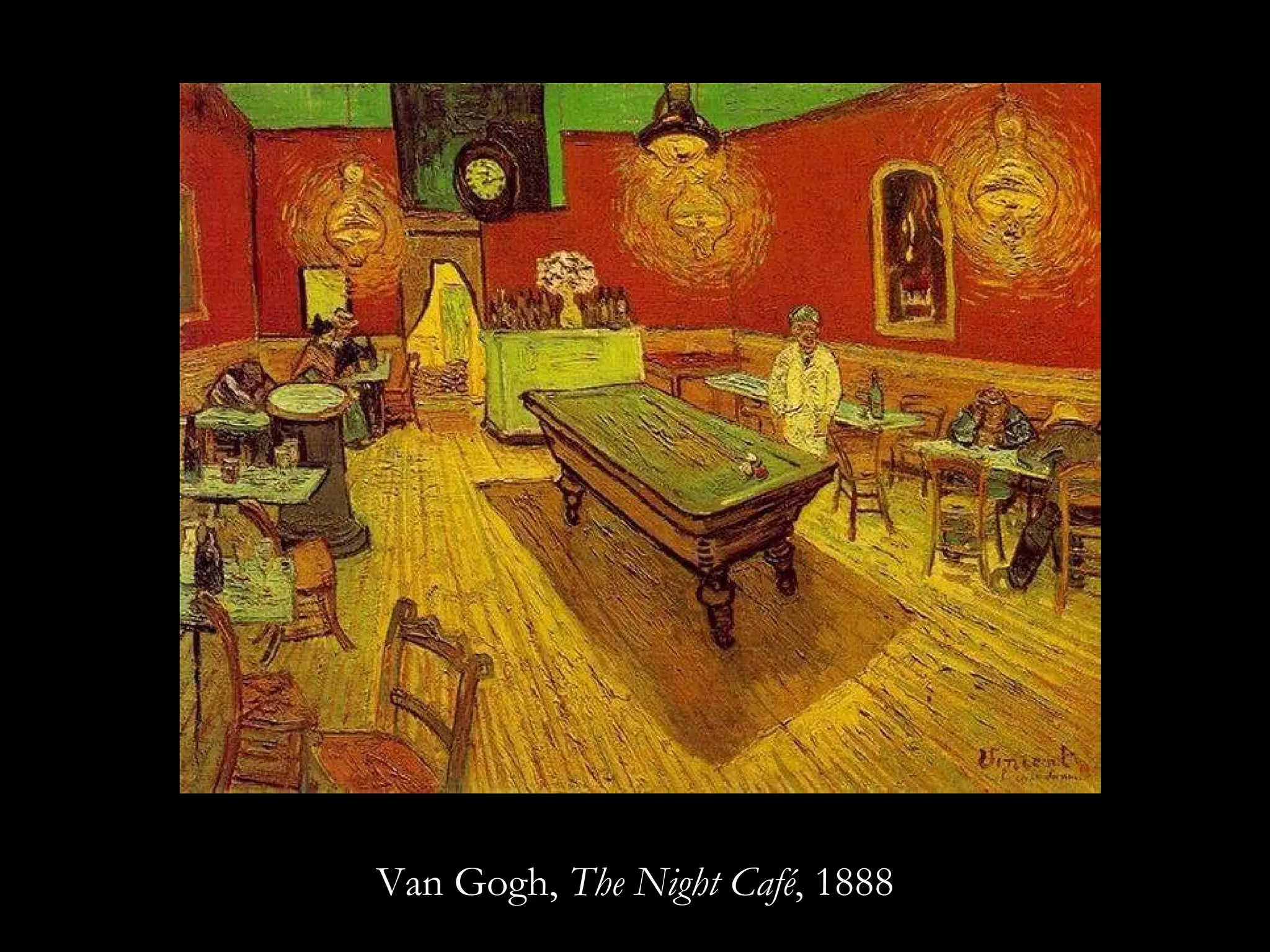 Van Gogh,  The Night Café , 1888 