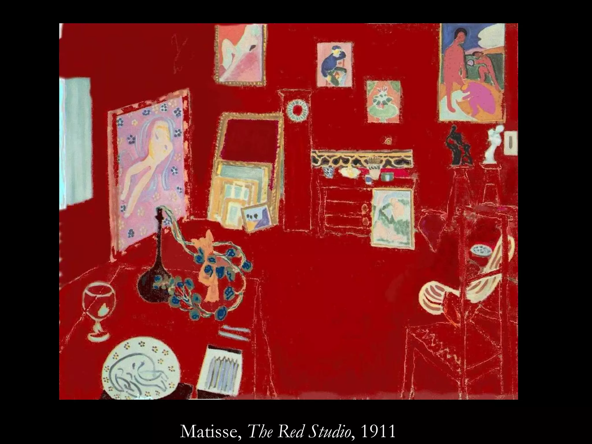 Matisse,  The Red Studio , 1911 