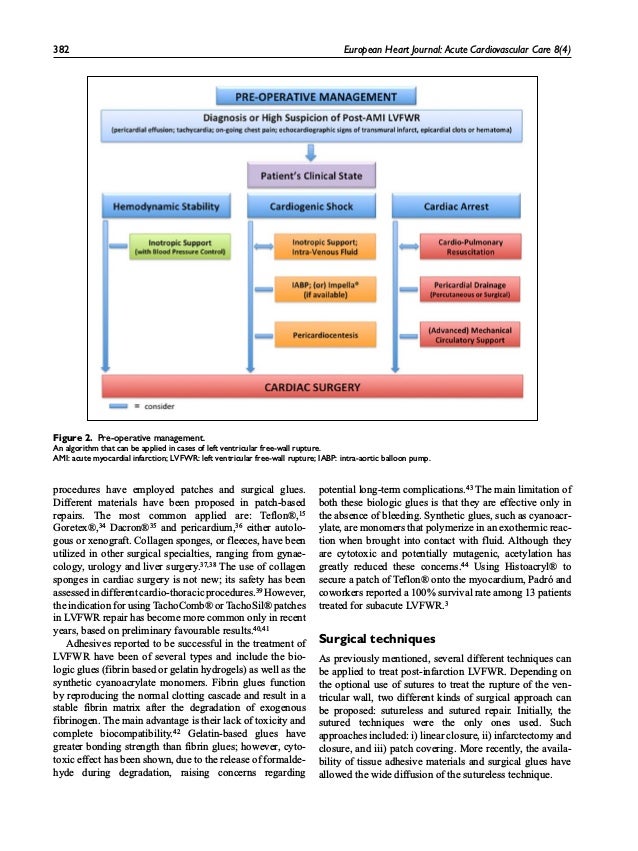 Post Infarction Left Ventricular Free Wall Rupture
