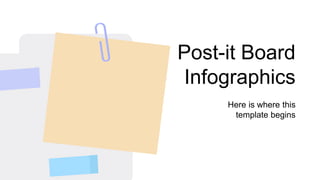 Post-it Board
Infographics
Here is where this
template begins
 