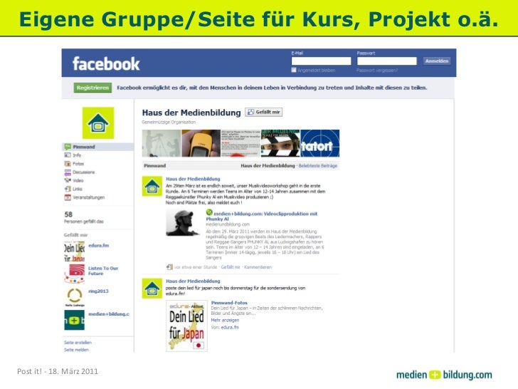 Post It Facebook Twitter Und Co Medienpadagogisch Nutzen