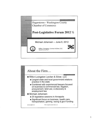 Post Legislative Forum 2012 