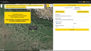 Low Nutrition Levels
Poor productivity of Masoor (Pulses)
High availability of Irrigation
BEST DISTRICT TO INVEST IN EXTENSION
TO CREATE MAXIMUM IMPACT
 