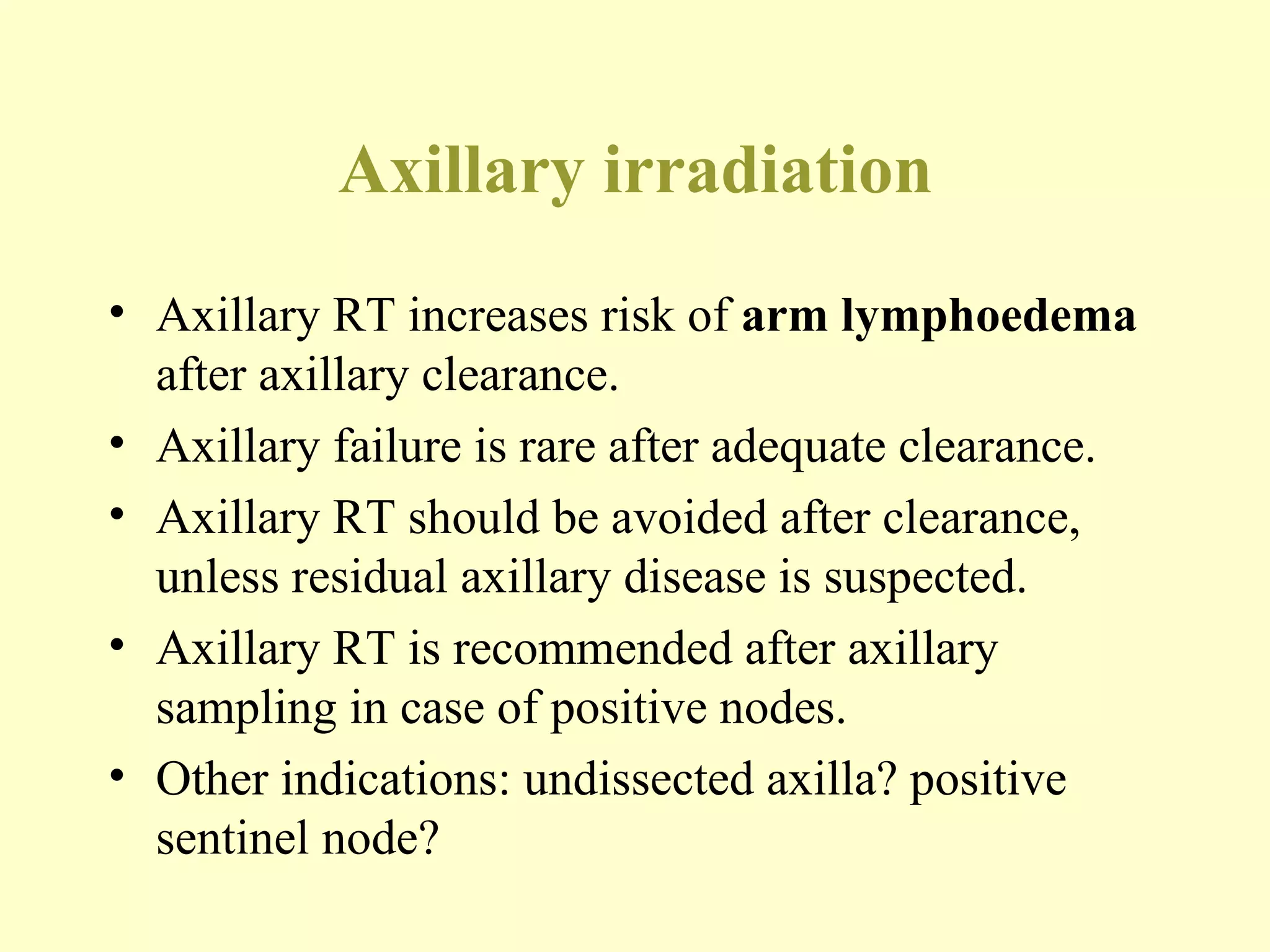 Post Mastectomy Radiotherapy | PPT