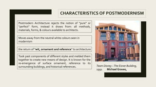 Post modern architecture | PPTX | Modern Art | Fine Art