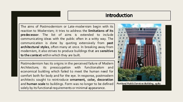 Modern Architecture Origin post modern architecture Modern Architecture Origin post modern architecture