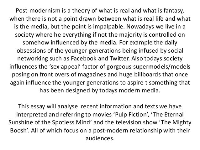 Postmodernism essay conclusion Postmodernism essay conclusion image