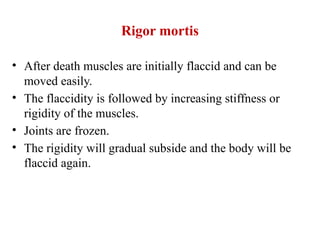Post-Mortem-Interval TSD.pptx for toxicology | PPTX