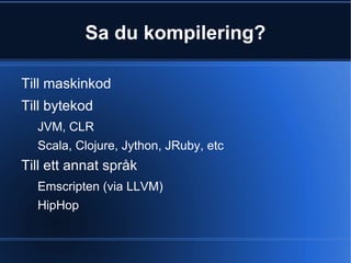 Miljömedveten programmering Spara ström med effektiv kod 