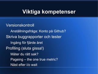 Programkörningsmiljön 