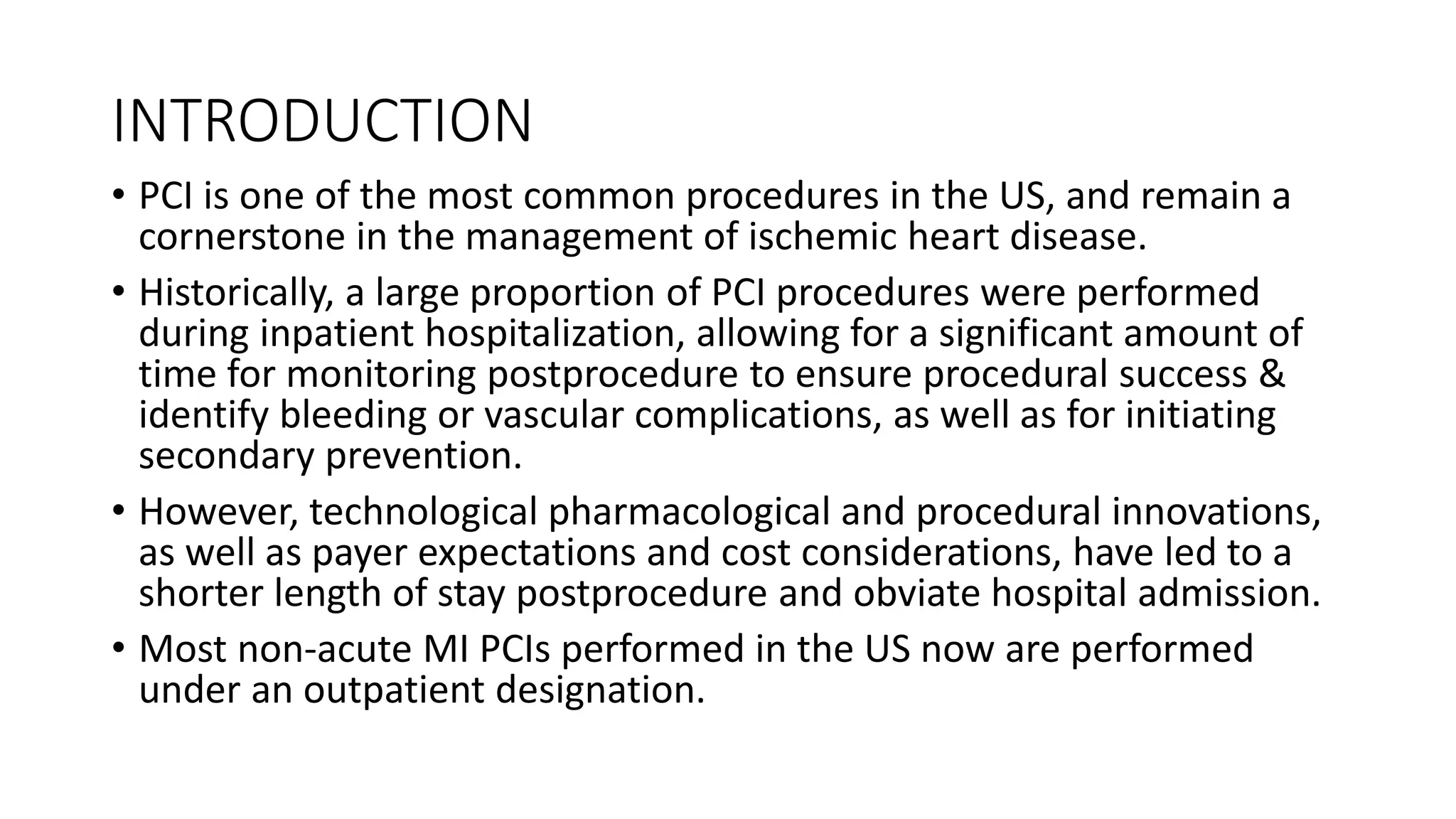 Post pci management of acs ppt
