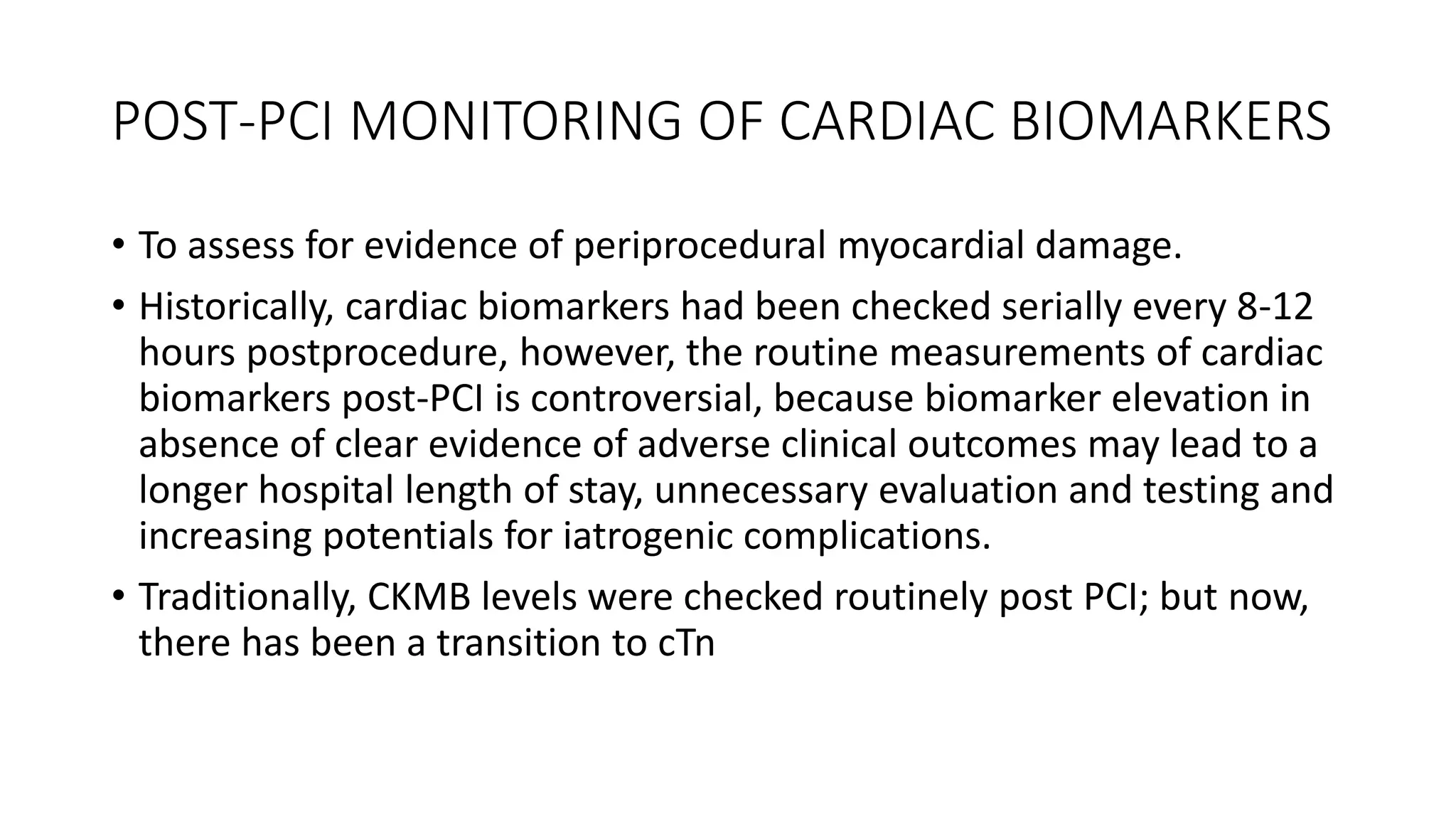 Post pci management of acs ppt