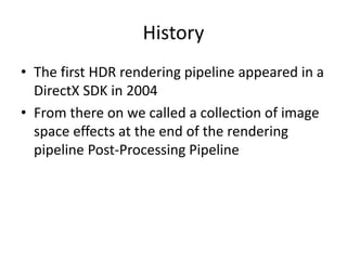 A modern Post-Processing Pipeline | PPTX