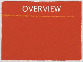 OVERVIEW
 