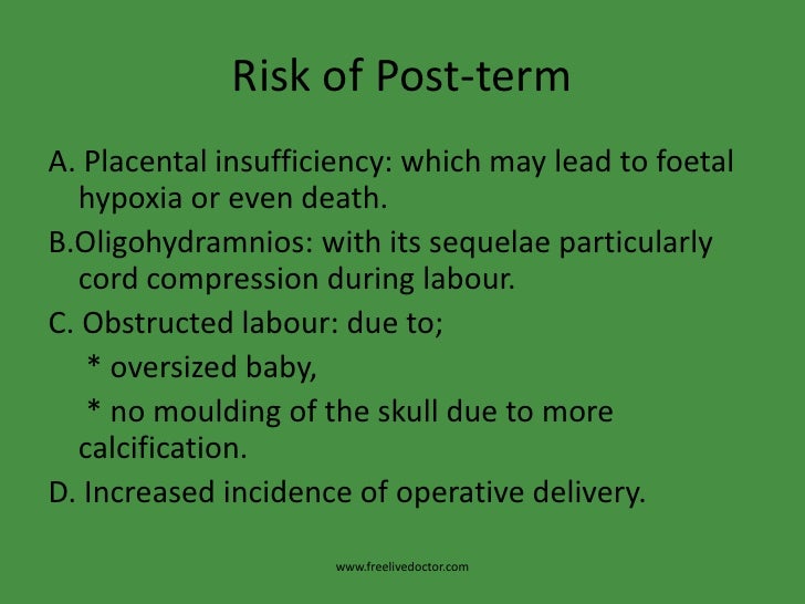 Post Term Pregnancy Post Term Pregnancy