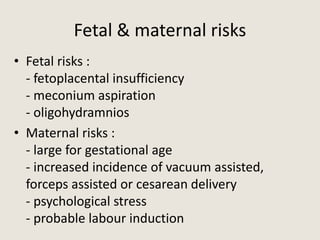 Post term pregnancy | PPTX