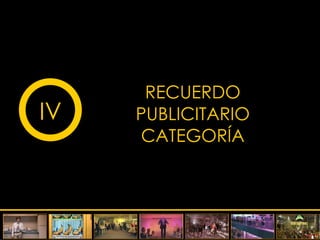 RECUERDO PUBLICITARIO CATEGORÍA IV 