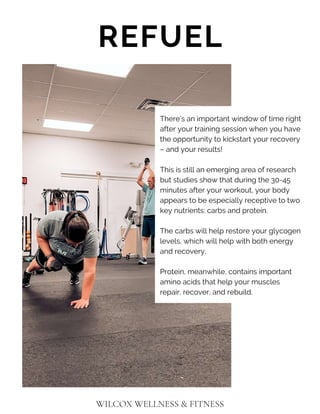 Post Training Quick Guide Post-Training Recovery Guide | PDF