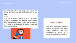 Comprehensive Overview of Post-Traumatic Stress Disorder (PTSD) in ...
