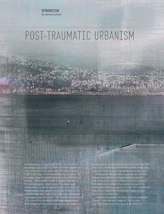 Post traumatic urbanism  architectural design - charles rice