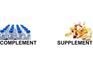 COMPLEMENT   SUPPLEMENT
 