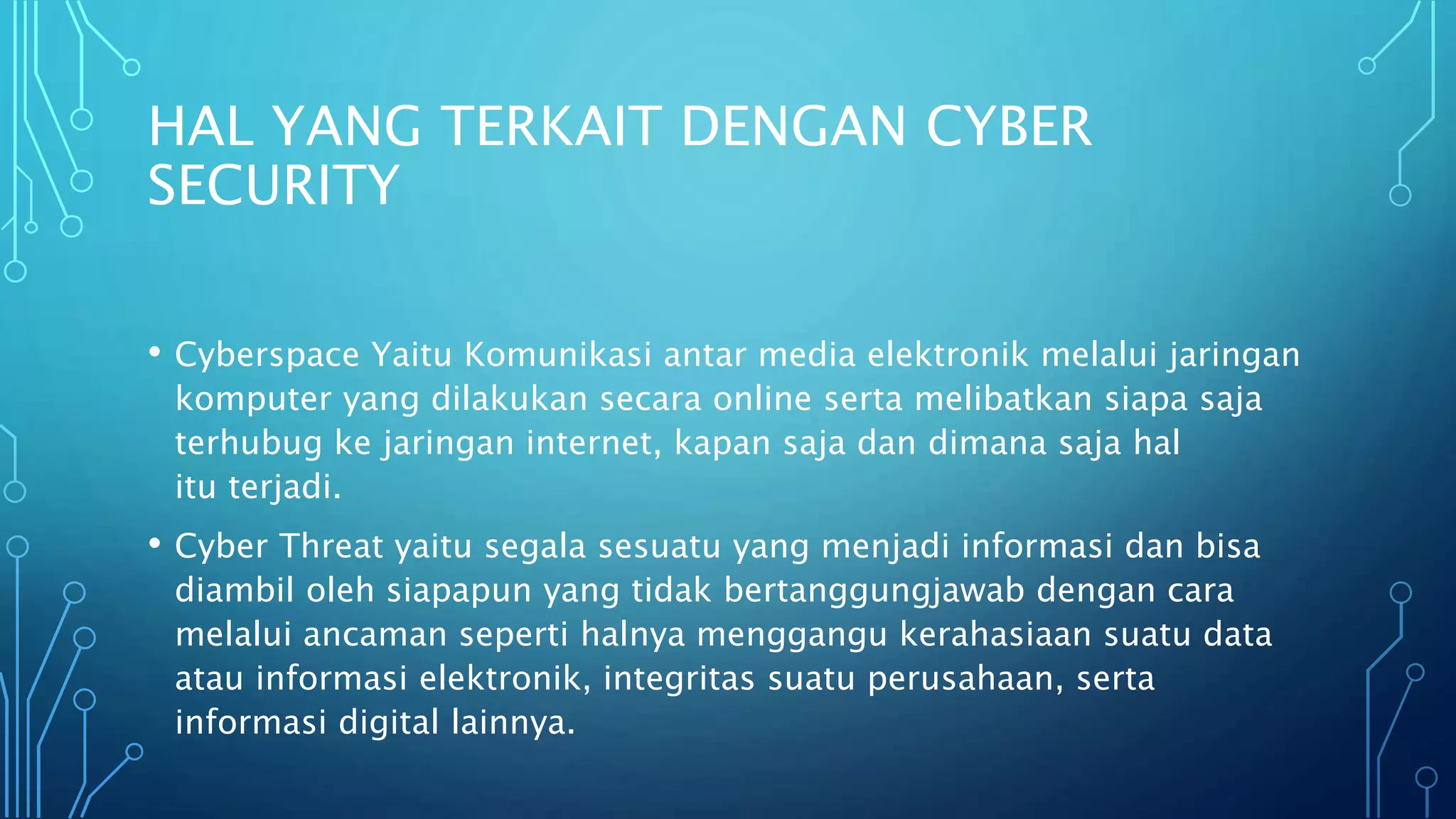 Mengenal Cyber Scurity PPTX