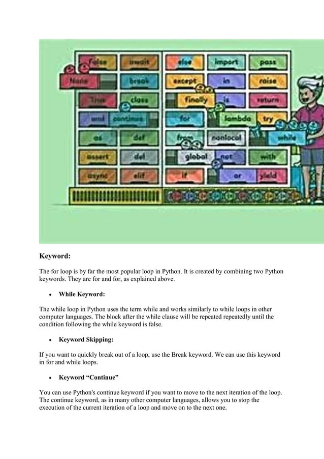 Python Keywords | DOCX