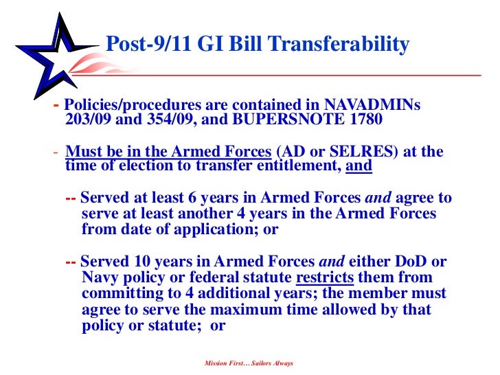 Post 911 gi bill by barbara miller