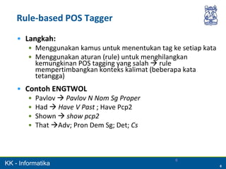 Pos tagger | PPTX