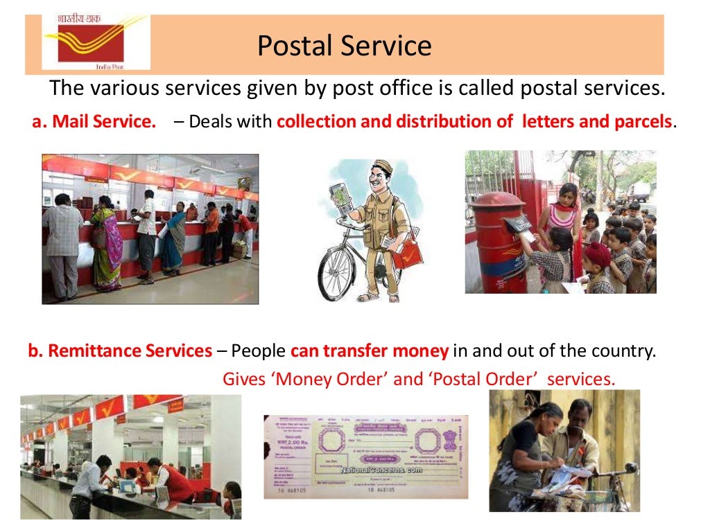 Postal and courier services