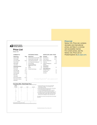 Postal guide 2012 latest from usps | PDF