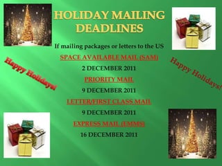 Misawa Post Office Holiday Schedule
